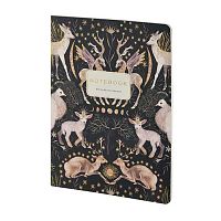 Тетрадь 40л. (линейка) BV "Fauna. Albino Animals" 7-40-505/53 мат.лам.soft touch,фольга