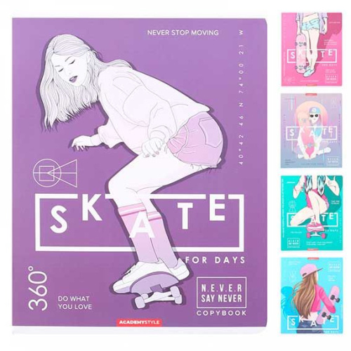 Тетрадь 48л. (клетка) КанцБиз "На спорте" ЕАС-11952/5 софт-тач лак Тетрадь 48л. (клетка) КанцБиз "На спорте" ЕАС-11952/5 софт-тач лак