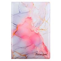 Обложка д/паспорта Fiorenzo "Marble pastel" 253338 ПВХ,печать б/уголков