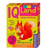 Карточки многоразовые с маркером IQ АЙРИС "Таблица умножения" (7+) 29686