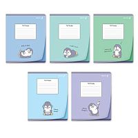 Тетрадь 12л. (клетка) SVETOCH пластик.обл. "Пингвинёнок" Т169 (01409)