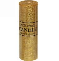 Свеча "New Star" ZD-074 114-147 золото,5*15см