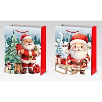 Пакет подар. КОКОС НГ "Дед Мороз" 40*55*15см 253774 мат.лам.,210г/м2,асс.