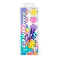 Краски 12цв. EK "Jolly Friends Pastel" 61370 аквар.,пластик/к,е/подвес