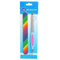 Набор маникюрный "Ultramarine" 2предм. (пилка метал.триммер.,пилка наждач.радуга) 865-387 блист.