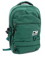 Рюкзак школьный SANVERO BP23004 зелёный,п/э 43*32*22см,1отд.,5карм.