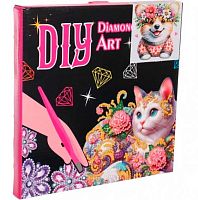 Мозаика алмазная DIAMOND "Корги" 654-0352 на акриловой подставке,21*24,5см