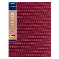 Папка 2 кольца 25мм Expert Complete А4 "Prisma" EC211300126 рубин.new,эффект 3D,700мкм