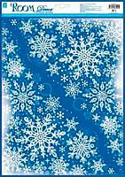 Наклейка Декор Room Decor "Угловые снежинки" WDX8602B