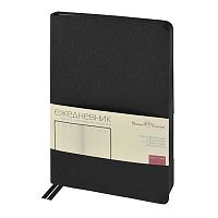 Ежедневник н/д А5 128л. BV кож.зам."Megapolis Nappa color" 3-789/06 чёрный,гибк.обл.,беж.бум.,лин.