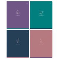 Тетрадь 48л. (клетка) BG "Little flower" 08802 soft-touch лам.,асс.