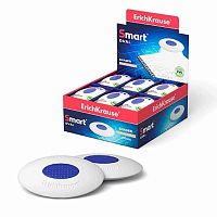 Ластик EK "SmartWay.Овал" 45532 белый,термопл.рез.,держ.,52*34*12см,пакет,е/подвес