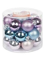 Игрушка ел. ФЕНИКС "Шары мультиколор" 92655 (24шт),стекл.,2,5*2,5*2,5см