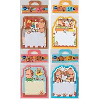 Кл.бумага д/заметок 70*90мм CENTRUM "Капибара" 81272 фигур.,30л.,асс.