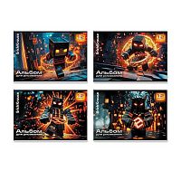 Альбом для рис.12л. EK "Mine Block" 63445 на скобе,асс.