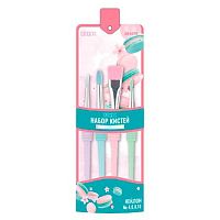 Набор кистей  4шт. КОКОС (нейлон кр.№ 4,6,8 пл.№10) 261876