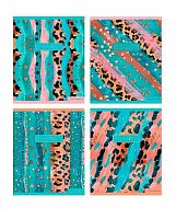 Тетрадь 48л. (клетка) Полином "Pastel Gold Leopard" 25005 мел.карт.,сплош.уф-лак,асс.