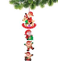 Новогоднее украшение "Весёлая прогулка" 203-432 картон