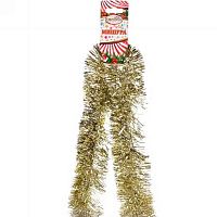 Мишура 2м 6см "Изумрудный блеск" золото 215-508