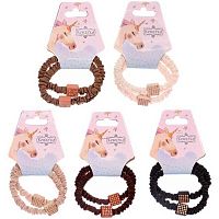 Резинки д/волос "Кира-квадратики" (2шт) 428-838 асс.