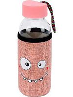 Бутылка д/воды 300мл Миленд "Смайл" УД-7540 розовая,в чехле