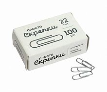Скрепки 22мм 100шт. ГЛОБУС С22-100