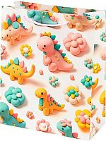 Пакет подар. Миленд Dream cards "Чудесные динозавры" ППК-7578 мат.лам.,26*32*12см