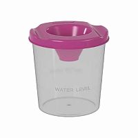 Стакан-непроливайка EK "Vivid" 58674 маджента