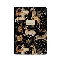 Тетрадь 40л. (клетка) BV "Fauna.Fantasy" 7-40-001/162 мел.карт.,мат.лам.soft touch,фольга