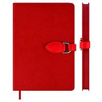 Ежедневник н/д А5 120л. ESCALADA кож.зам. "Буйвол красный" 70612