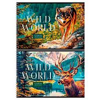 Альбом для рис.48л. BG спираль "Дикая природа" 08649 асс.