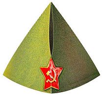 Пилотка на резинке 6630100 картон (день победы)