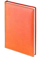Ежедневник н/д А5 136л. BV кож.зам. "Velvet" 3-115/06 оранж.,софт-тач,линейка,бел.бум.