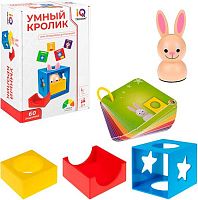 Игра настольная логическая 1TOY IQ ТРЕНИНГ "Умный кролик" Т25564