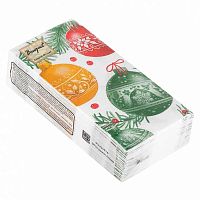 Салфетка бум. НГ Bouquet Оригинал Люкс "Новогодние украшения" 25591 (20шт),1/8сл.,2-х сл.,33*33см