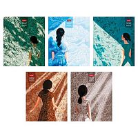 Тетрадь 48л. (клетка) ХАТ "Natural motifs" лам.soft-touch,скругл.углы,асс.