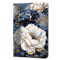 Блокнот А5  32л. КОНТЭНТ "Creative.Сине-белые пионы" 978-5-00241-286-0 линейка,крем.бум.,мягк.обл.