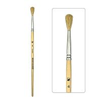 Кисть пони № 4 круглая Альбатрос 4Ш1112