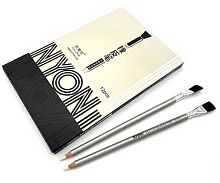 Ластик-карандаш Nyoni CI-144 с кистью,корп.металлик
