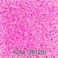 Бисер GAMMA круглый 1 10/0 2,3мм 5гр. 1-й сорт A214 малиновый ( 38125 )