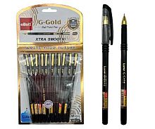 Ручка масл. шар. ELLOTT "G-Gold" MD-89 чёрная,0,7мм