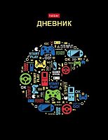 Дневник 1-11кл. ХАТ тв.обл. "Pac-Man" 33736 выб.уф-лак,мат.лам.