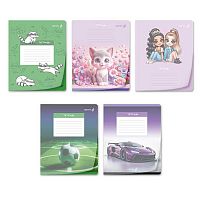 Тетрадь 18л. (клетка) SVETOCH пластик.обл. "Мои мечты" Т67 (01420) асс.