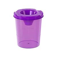 Стакан-непроливайка EK "Vivid" 64887 фиолетовый,тонированный