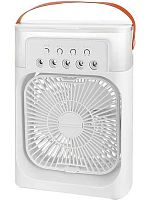 Вентилятор настол. с увлажнителем Миленд HF-4209 белый,500мл,16*8* 23см,USB,3скор.,10Вт