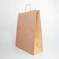 Пакет крафт Микрос 35*45см м108-085 кручен.ручки