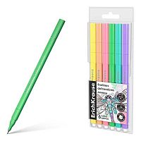 Набор линеров  6цв. EK "Art Spirit Pastel" 62952 футляр,е/подв.