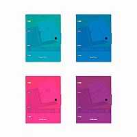 Тетрадь на кольцах  80л. (клетка) EK "Glance Vivid" 53146 пластик.обл.