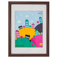 Фоторамка пластик 15*21см Радуга бобер/венге,ширина багета-12мм