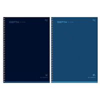 Тетрадь 96л. (клетка) А4 BG спираль "Глубина цвета" 08487 вд-лак,асс.